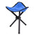 Portable Folding Tripod Chair for Outdoor Camping Hiking Fishing Picnic BBQ Travel(Blue S)