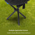 Portable Folding Tripod Chair for Outdoor Camping Hiking Fishing Picnic BBQ Travel(Blue S)