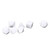 14pcs Blank Dice DIY Board Multi Shape Polyhedral Puzzle Blank Dice Set for Board Game Number Teaching
