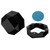 Billiard Chalk Holder Magnetic Pool Cue Chalk Box Portable Octagon Three Layer Cue Tip Carrier CaseBlack