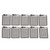 10Pcs Durable Hair Rig Boilie Bait Stops Stoppers Frame Carp Fishing Tackle Accessory