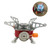 Outdoor Stove Windproof Strong Fire Mini Quadrate Gas Stove Portable Camping Picnic Stove