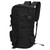 Fishing Tackle Backpack Large Capacity Portable Cylindrical Fishing Rod Bag with Rod HolderBlack