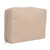 Pencil Case Pouch Canvas Large Capacity Zipper Mesh Pockets Wide Open Aesthetic Versatile Stationery Bag for Makeup Office Yellow