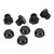 4pcs RC Wheel Hex Coupler Kit Professional Aluminum Alloy Wheel Hex Hubs Adapter for ARRMA 1/8 RC Car Black