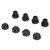 4pcs RC Wheel Hex Coupler Kit Professional Aluminum Alloy Wheel Hex Hubs Adapter for ARRMA 1/8 RC Car Black
