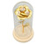 Rose in Glass Dome Lucky Beautiful Symbolism Romantic Enchanted Rose Romantic Gifts with LED Light for Valentine 's Day Gold Leaf Rose Golden