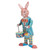 Rabbit Clockwork Toy Retro Metal Swinging Drumming Rabbit Wind Up Toys for Gift Collection Decoration