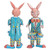 Rabbit Clockwork Toy Retro Metal Swinging Drumming Rabbit Wind Up Toys for Gift Collection Decoration