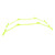 2pcs Football Soccer Agility Speed Training Aids Adjustable Hurdles Yellow