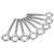 8pcs M8 Eye Bolt Stainless Steel Ring Bolts Machine Welded Closed Screw Rod Eye Screw Bolts