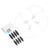 Increased Tripod Propeller Guard Protection RC Drone Accessories for FIMI X8 MINIWhite