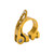 BOLANY MTB Bike Seatpost Clamp Quick Release Aluminium Alloy Bicycle Seatpost Mount 34.9mmGold