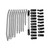 RC Steering Rod Antirust Abrasion Resistance Prevent Deformation Stainless Steel Rod Link for Axial Scx10 90046 90047