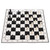 2 in 1 Chess and Checkers Set 32 Chess 24 Checkers Paper Chessboard Combo Set for Kids and Adults