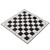 2 in 1 Chess and Checkers Set 32 Chess 24 Checkers Paper Chessboard Combo Set for Kids and Adults