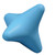 Four Corner Massager Silicone Neck Plantar Sore Muscles Pain Relief Trigger Point Deep Tissue Press Massage Tool Blue