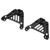 Rear Shock Tower RC Aluminium Alloy Upgrade Parts Accessories for Axial SCX6 1/6 Jeep Black