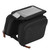 Bicycle Touching Screen Mobile Phone Bag EVA Anticollision Hard Shell Waterproof Bike Beam Packet Black 6in
