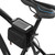 Bicycle Touching Screen Mobile Phone Bag EVA Anticollision Hard Shell Waterproof Bike Beam Packet Black 6in