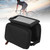 Bicycle Touching Screen Mobile Phone Bag EVA Anticollision Hard Shell Waterproof Bike Beam Packet Black 6in