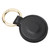 Round Magnetic Hat Clip Free Your Hands PU Leather Hat Clip for Travel On Bag Handbag Luggage Tote Backpack Black