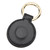 Round Magnetic Hat Clip Free Your Hands PU Leather Hat Clip for Travel On Bag Handbag Luggage Tote Backpack Black