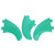 3pcs FCS G5 Surfboard Tail Fin Left Middle Right Surfing Accessories for Longboard ShortboardGreen G5