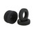 4pcs 22mm Width RC Front and Rear Rubber Tyres Wheel Tires for Tamiya 1/14 RC Trailer Upgrade Parts
