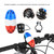 Multifunction 4 Sounds Bike Electronic Horn Bicycle Rainproof Taillight Warning Siren