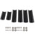 2 Sets Universal Grill Porcelain Heat Plate Adjustable Stainless Steel Heat Shield Grill Replacement Parts