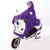 Rain Ponchos Portable Thickening Widening Long Waterproof Full Body Adult Electric Vehicle Motorcycle Raincoat Purple