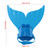 Children Kids Swimming Fin Training Flipper Fish Tail Diving Feet Blue