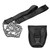 Outdoor Manual Manganese Steel Wire Pocket Chain Saw Emergency Survival Tool 11 Cutter (Black)