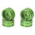 4pcs Metal 8 Round Hole Wheel Hub Rims for Axial SCX24 1/24 Remote Control Climbing CarGreen