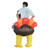 Inflatable Halloween Costumes Turkey Costume for Men