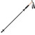 Telescopic Hiking Pole Portable Aluminum Alloy Folding Walking Stick for Outdoor SportsBlack