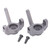 2pcs RC Steering Cup Aluminum Alloy Reducing Friction Practical Easy Replaceable RC Car Parts for 1/16 Off Roader
