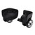 1 Pair Luggage Swivel Casters Plastic Mute Suitcase Swivel Wheel Repalcement PartsBlack