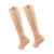 1 Pair Zipper Compression Socks Nylon Material Soft Comfortable Breathable Elastic Open Toe Compression Stockings for Daily Fleshcolor S/M