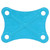 Rear Wing Mounting Plate Upgrade Accessories Fit for Wltoys 144001 1/14 RC CarBlue