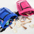 2 Pack Beach Mesh Bag Seashell Bag Beach Toy Bag with Zipper Pocket Adjustable Straps Shell Bags for Kids Drawstring Storage Bag