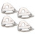 4 Pcs Climbing Hanger Stainless Steel Durable Rock Climbing Accessories for High Altitude Operations