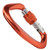 Mountaineering D Locking Carabiner Clips Alloy Heavy Duty Carabiner for ClimbingTangerine