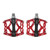 1 Pair Mountain Bike Pedals Aluminum Alloy High Speed Bearing Lightweight Non Slip Platform Bicycle Flat Pedals