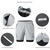 2-In-1 Men Running Shorts with Zipper Pockets Quick Dry Exercise Shorts for Training Gym Workout