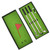 Mini Desk Games Box Green Driving Range with Golf Club Pens Balls Flag Gift Desktop Decor