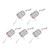 5Pcs Fishing Bait Cages Lure Cage Stainless Steel Fishing Trap Basket Feeder Holder S