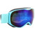 Ski Goggles AntiFog Windproof Double Layer PC Lens Climbing Snow Sports Glasses for Children(Blue )