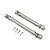 2PCS RC Drive Shaft Stainless Steel Adjustable for 1/10 313mm Wheel Base Remote Control Car